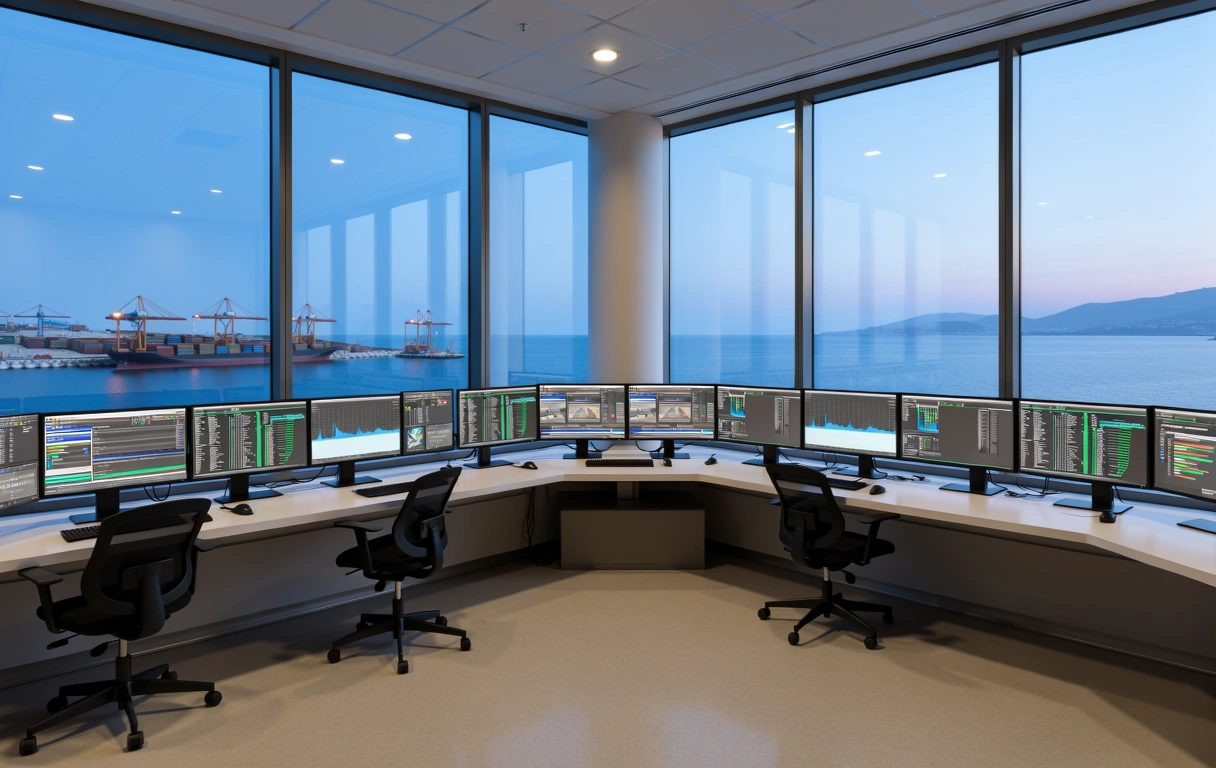 Aegean Strategic Logic HQ atmosphere